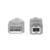 Cable Manhattan USB A-B 2.0 Alta Velocidad 4.5m Color Plata - Vista 8