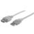 Cable Manhattan Extensión USB-A 2.0 Alta Velocidad 3m Color Plata - Vista 7