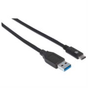 Cable Manhattan USB A-C 3.2 Súper Velocidad 1m Color Negro 4
