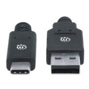 Cable Manhattan USB A-C 3.1 Súper Velocidad 2m Color Negro - Vista 9