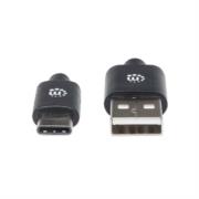 Cable Manhattan USB A-C 2.0 Alta Velocidad 1m Color Negro - Vista 9