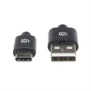 Cable Manhattan USB A-C 2.0 Alta Velocidad 2m Color Negro - Vista 9
