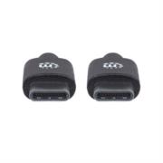 Cable Manhattan USB-C 2.0 Alta Velocidad 50cm Color Negro - Vista 9