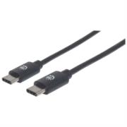 Cable Manhattan USB-C 2.0 Alta Velocidad 1m Color Negro - Vista 6