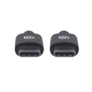 Cable Manhattan USB-C 2.0 Alta Velocidad 1m Color Negro - Vista 9