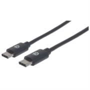 Cable Manhattan USB-C 2.0 Alta Velocidad 2m Color Negro - Vista 6