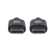 Cable Manhattan USB-C 2.0 Alta Velocidad 2m Color Negro - Vista 8
