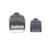 Cable Manhattan USB-A Micro USB-B 2.0 Alta Velocidad 0.5m Color Negro - Vista 8