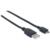 Cable Manhattan USB-A Micro USB-B 2.0 Alta Velocidad 0.5m Color Negro - MAS RECIO