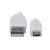Cable Manhattan USB-A Micro USB-B 2.0 Alta Velocidad 1m Color Blanco - Vista 9