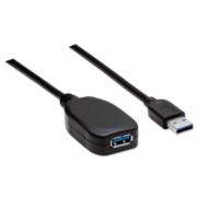 Cable Manhattan Extensión Activa USB-A 3.0 Súper Velocidad 5m Color Negro - Vista 5