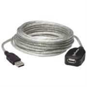 Cable Manhattan Extensión Activa USB-A 2.0 Alta Velocidad 5m Color Plata - Vista 4