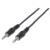 Cable Manhattan Audio Estéreo 3.5mm M-M 1.8m Color Negro - Vista 8