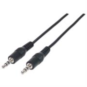 Cable Manhattan Audio Estéreo 3.5mm M-M 1.8m Color Negro - Vista 7