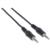 Cable Manhattan Audio Estéreo 3.5mm M-M 1.8m Color Negro - Vista 2