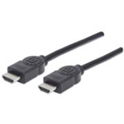 Cable manhattan hdmi 1.4 m-m alta velocidad canal ethernet 5m color negro