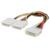 Cable Manhattan "Y" Alimentación 5.25-M a 2x5.25-H 20cm - MAS RECIO