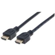 Cable manhattan hdmi m-m alta velocidad con ethernet 1m color negro