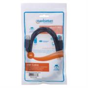 Cable Manhattan USB 2.0 A-B Alta Velocidad 5m Color Negro - Vista 9