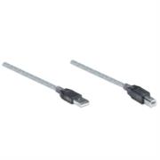 Cable Manhattan Extensión Activa USB Alta Velocidad A-B 11m Color Plata - Vista 6