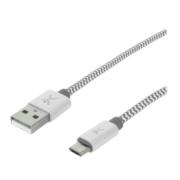 Cable USB Perfect Choice Tipo A a Micro Trenzado 1m Color Gris - Vista 5