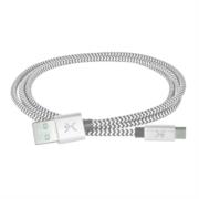 Cable USB Perfect Choice Tipo A a Micro Trenzado 1m Color Gris - Vista 4