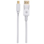 Cable Manhattan Mini DisplayPort M-M para Monitor 2m Color Blanco - Vista 6