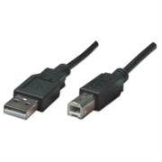 Cable Manhattan USB-B 2.0 Alta Velocidad 0.5m Color Negro - Vista 6