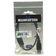 Cable Manhattan USB-B 2.0 Alta Velocidad 0.5m Color Negro - Vista 9