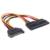 Cable manhattan y de alimentaci&oacute;n sata m-h 15cm