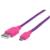 Cable Manhattan USB Micro-B Alta Velocidad con Recubrimiento Textil 1.8m Color Rosa-Morado - Vista 9