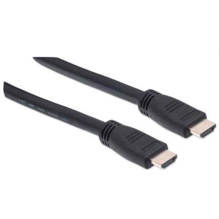 Cable manhattan hdmi alta velocidad ethernet m-m 10m color negro