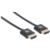 Cable Manhattan HDMI M-M Ultra Delgado Alta Velocidad con Ethernet 1.8m Color Negro - Vista 2