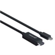Cable Manhattan Mini DisplayPort a HDMI 1080p 1.8m Color Negro - Vista 5