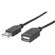 Cable Manhattan Extensión USB 2.0 Alta Velocidad 1.8m Color Negro - Vista 4