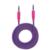 Cable Manhattan Audio Estéreo con Recubrimiento Textil 3.5mm 1m Color Rosa-Morado - Vista 7