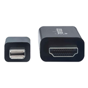 Cable Manhattan Mini DisplayPort M-M 4K a 60Hz 1.8m Color Negro - Vista 11