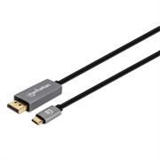 Cable Manhattan Adaptador USB-C a DisplayPort-M 8K a 60Hz 2m Color Negro - Vista 10