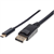 Cable Manhattan Adaptador USB-C a DisplayPort 4K a 60Hz 2m Color Negro - Vista 9