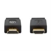 Cable manhattan hdmi plano alta velocidad con ethernet 15m color negro