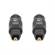 Cable Manhattan Audio Digital Óptico Toslink M-M 1m Color Negro - Vista 5