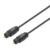 Cable Manhattan Audio Digital Óptico Toslink M-M 1m Color Negro - Vista 2