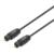 Cable Manhattan Audio Digital Óptico Toslink M-M 2m Color Negro - Vista 2