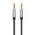 Cable Manhattan Auxiliar Audio Estéreo 3.5mm 5m Color Negro-Plata - Vista 6