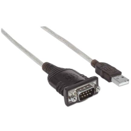 Convertidor manhattan usb a puerto serial 1.8m
