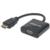Convertidor Manhattan Video HDMI a SVGA Bolsa Color Negro - Vista 8