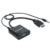 Convertidor Manhattan HDMI/VGA con Audio Color Negro - Vista 2