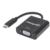 Convertidor Manhattan Video USB-C 3.1 a VGA-H Color Negro - Vista 8