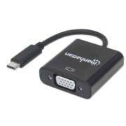 Convertidor Manhattan Video USB-C 3.1 a VGA-H Color Negro - Vista 7
