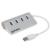 Hub Manhattan USB 3.0 Superspeed 4 Puertos Color Aluminio - Vista 2